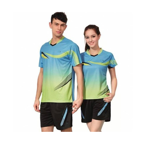 Badminton wear short sleeved men women sports